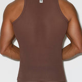 Rough Knit Tank Dutch Cocoa