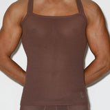 Rough Knit Tank Dutch Cocoa