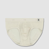 Rough Knit Mid Rise Brief Bone