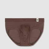 Rough Knit Mid Rise Brief Dutch Cocoa