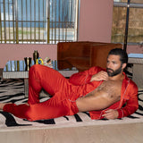 Sleepwear Pajama Bottom Garnet Red