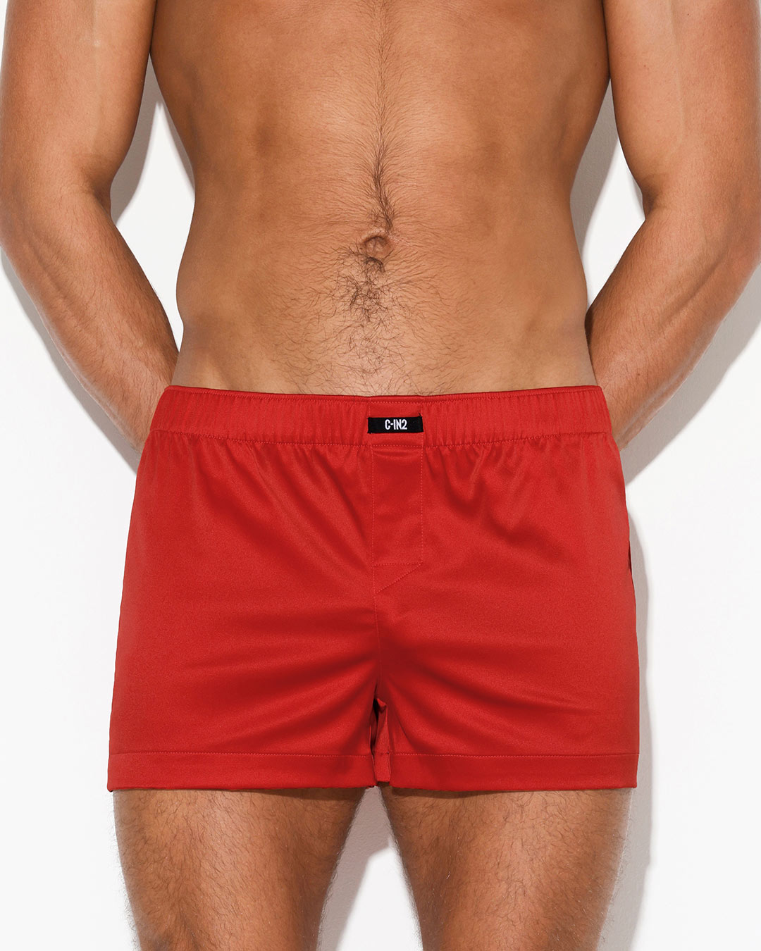 Sleepwear Satin Boxer Garnet Red