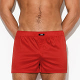 Sleepwear Satin Boxer Garnet Red
