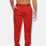 Sleepwear Pajama Bottom Garnet Red