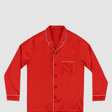 Sleepwear Pajama Top Garnet Red