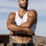 Throwback Tank White