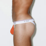 Throwback Y-Back Thong Basketball Orange