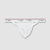 Throwback Y-Back Thong White