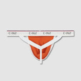 Throwback Y-Back Thong Basketball Orange