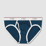 Throwback Fly Front Brief Bicycle Blue