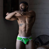 Throwback Fly Front Brief Gus Green - C - IN2 New York