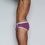 Throwback Fly Front Brief Paden Purple - C - IN2 New York