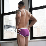 Throwback Fly Front Brief Paden Purple - C - IN2 New York