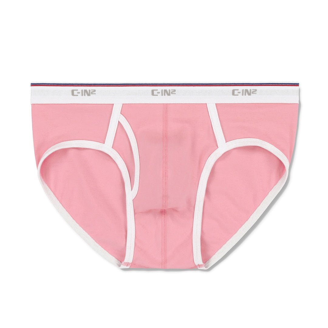 Throwback Fly Front Brief Parsa Pink - C - IN2 New York
