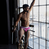 Throwback Fly Front Brief Pierre Pink - C - IN2 New York