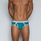 Throwback Fly Front Brief Tucker Teal - C - IN2 New York
