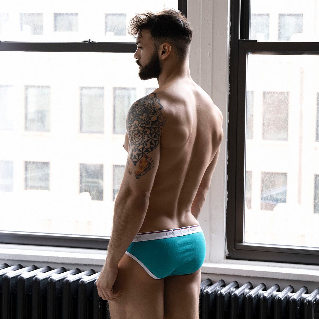 Throwback Sport Brief Tucker Teal - C - IN2 New York