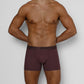 TransDRY® Boxer Brief with Guard Rail Burgundy Red - C - IN2 New York