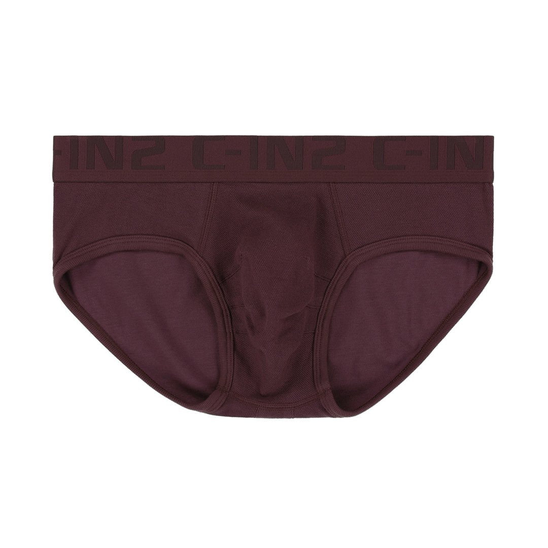 TransDRY® Low Rise Brief Burgundy Red - C - IN2 New York