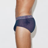 Undertone Mid Rise Brief Blueberry Pink