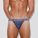 Undertone Dash Brief Blueberry Pink