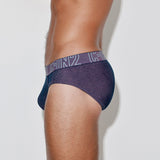 Undertone Low Rise Brief Blueberry Pink