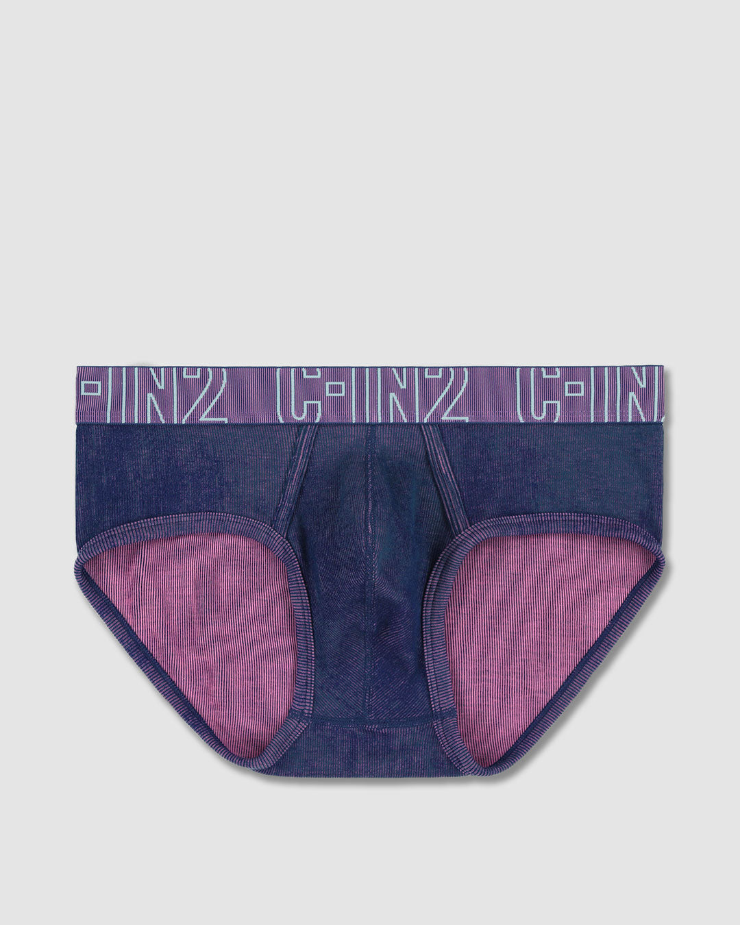 Undertone Mid Rise Brief Blueberry Pink