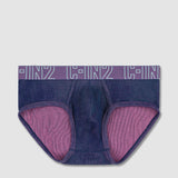 Undertone Mid Rise Brief Blueberry Pink