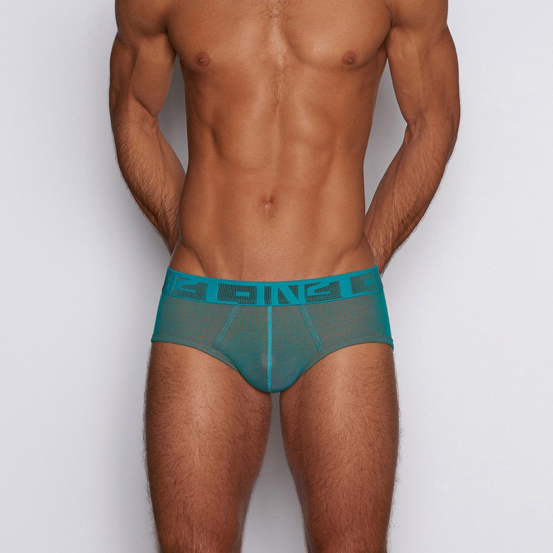 Undertone Mid Rise Brief Bronsis Blue - C - IN2 New York