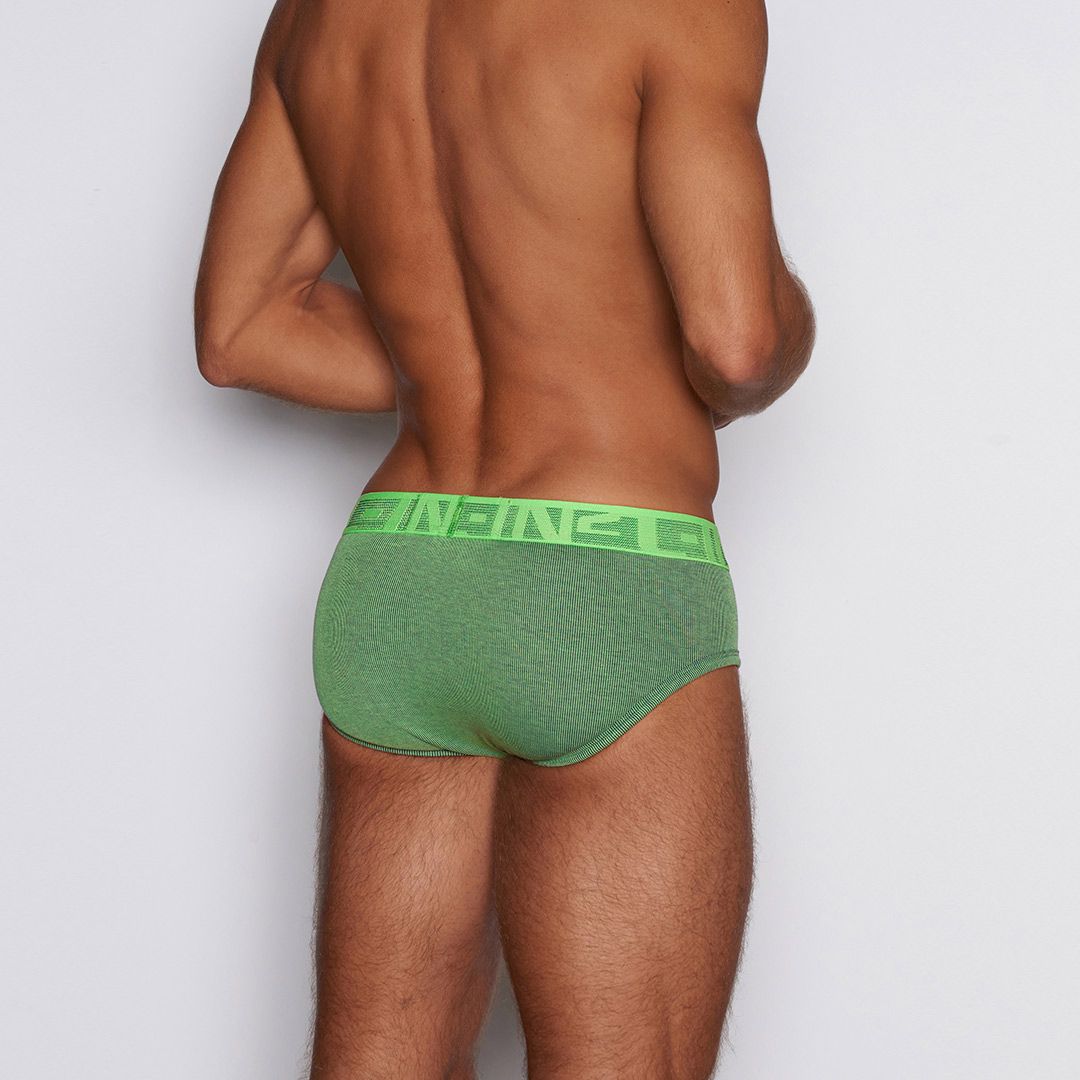 Undertone Mid Rise Brief Gains Green - C - IN2 New York