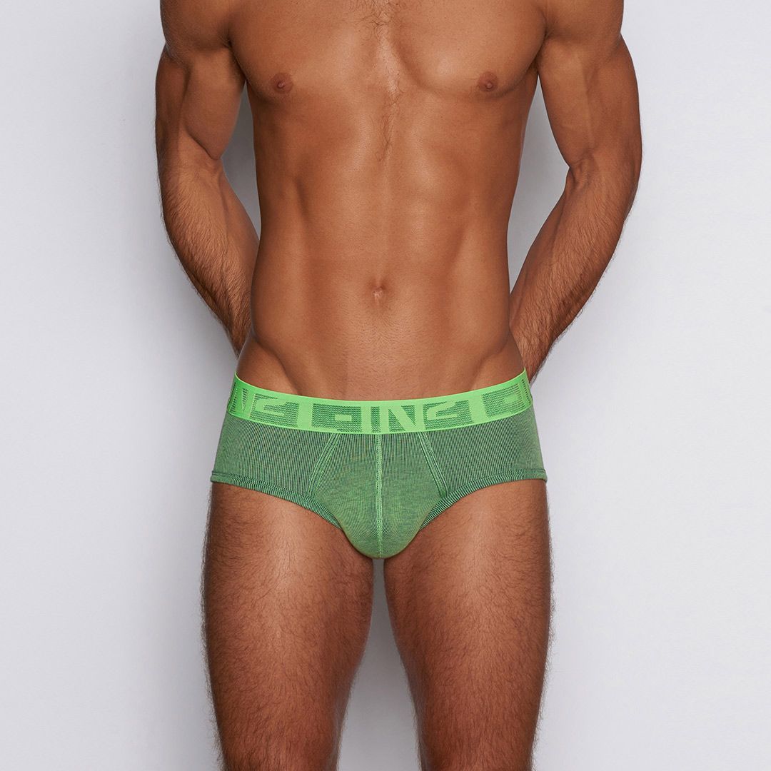 Undertone Mid Rise Brief Gains Green - C - IN2 New York