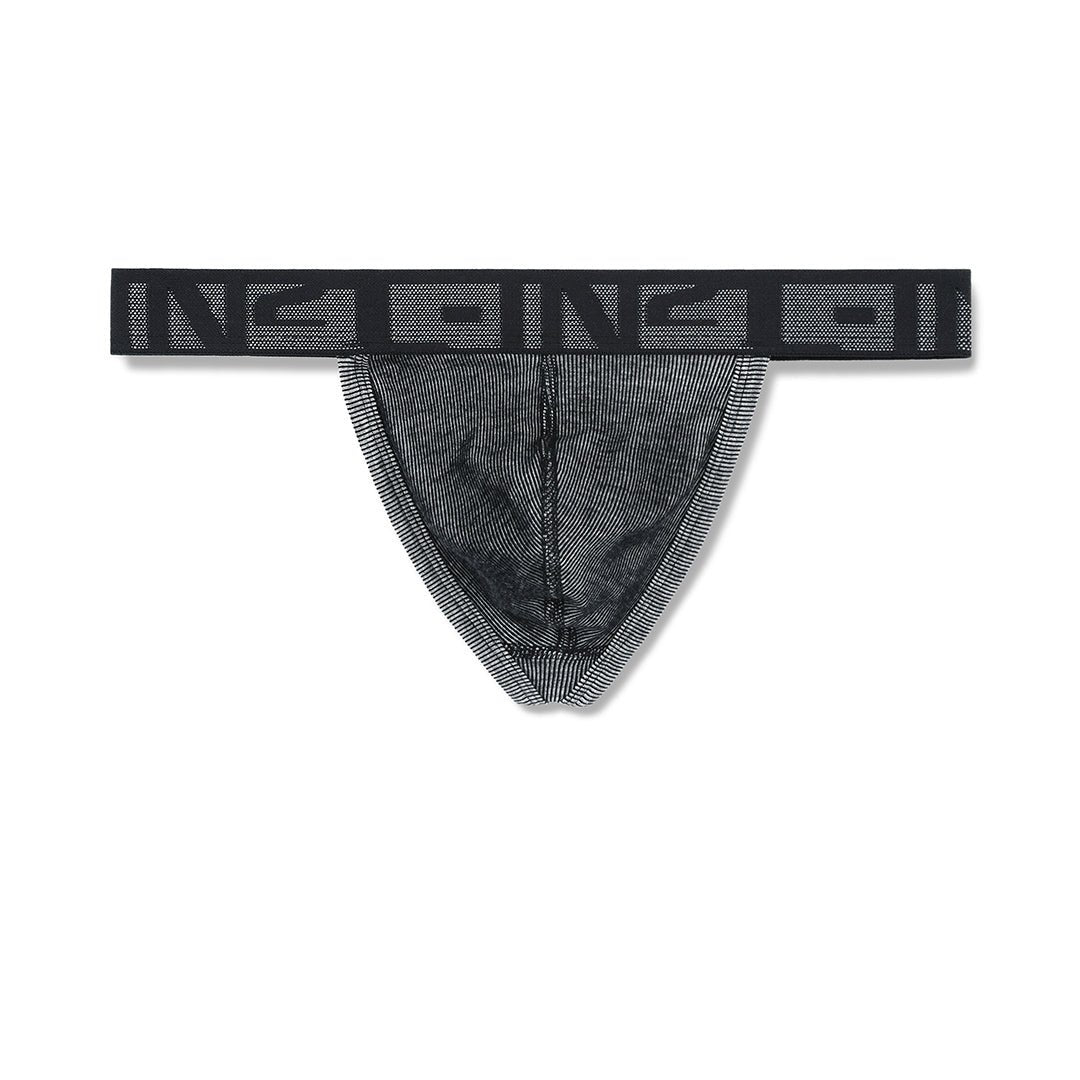 Undertone Thong Newsprint Black - C - IN2 New York