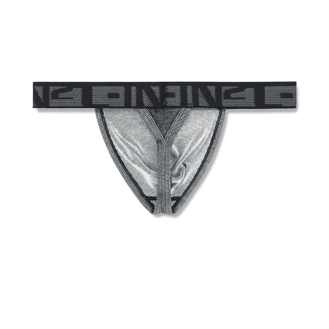 Undertone Thong Newsprint Black - C - IN2 New York