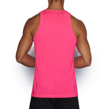 Super Bright Relaxed Tank Palmer Pink
