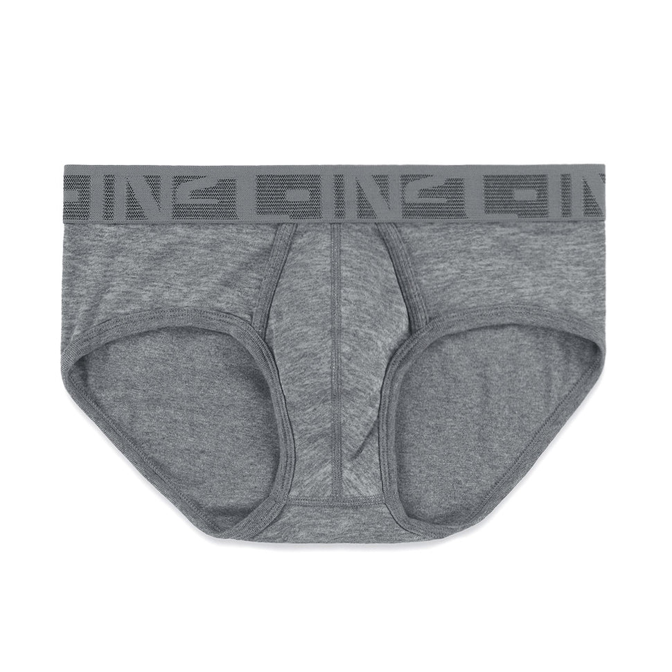 Hand Me Down Mid Rise Brief Smoke Heather – C-IN2 New York