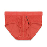 Hand Me Down Mid Rise Brief Remi Red Heather