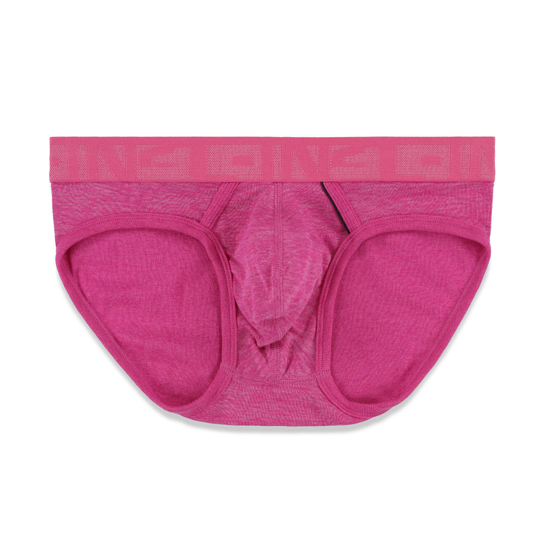 Hand Me Down Low Rise Brief Penn Pink Heather