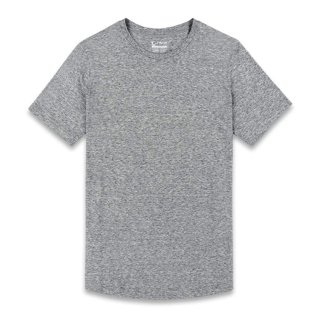 Perfect Pima Relaxed Crew Neck T-Shirt Grey Heather