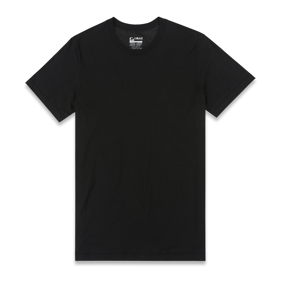 Layers Slim Crew Neck T-Shirt Black