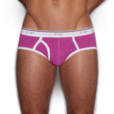 Throwback Fly Front Brief Pierre Pink