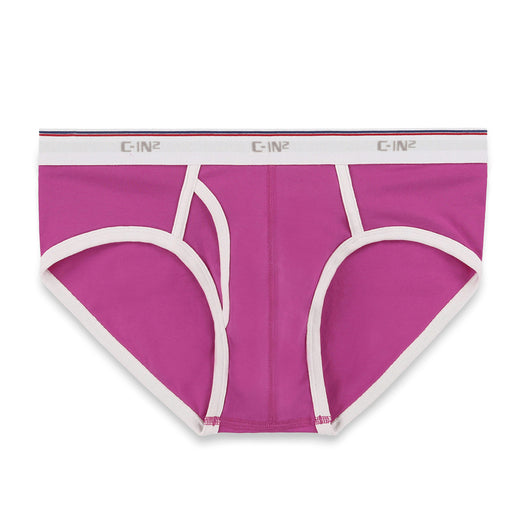 Throwback Fly Front Brief Pierre Pink – C-IN2 New York
