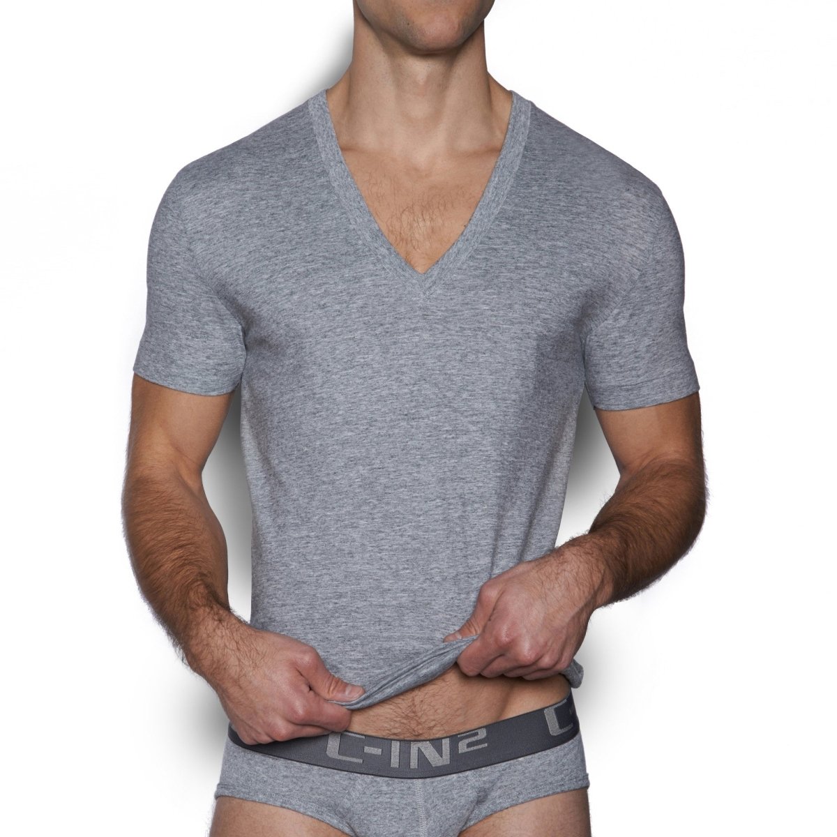 2(x)ist Men’s Essential Cotton V-Neck T-Shirts – 3-Pack, Breathable, Tagless Comfort