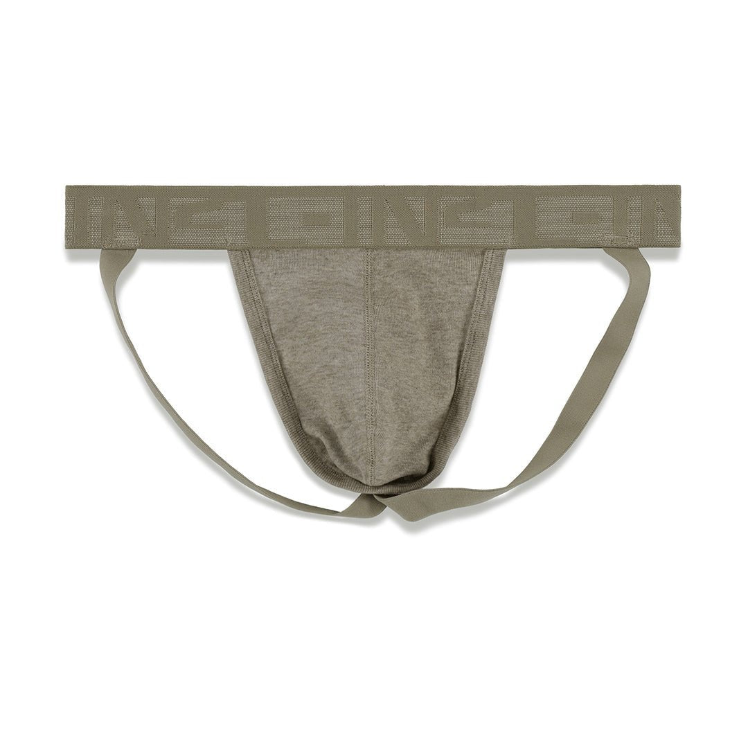 Hand Me Down Jock Kai Khaki Heather - C - IN2 New York
