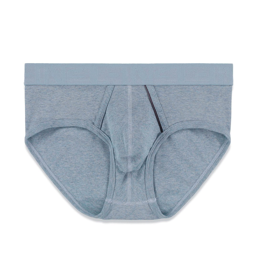 Hand Me Down Mid Rise Brief Bowen Blue Heather - C - IN2 New York