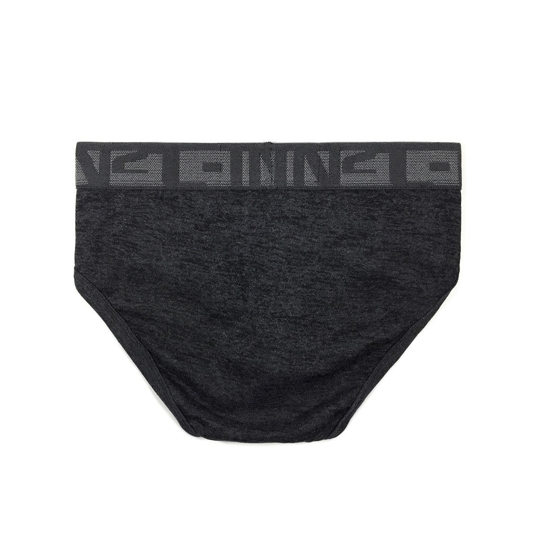 Hand Me Down Mid Rise Brief Coal Heather - C - IN2 New York