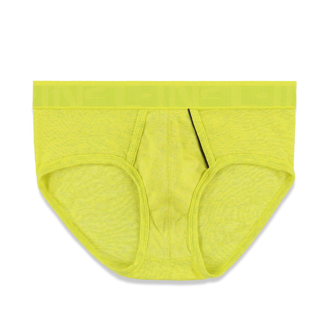 Hand Me Down Mid Rise Brief Yash Yellow Heather - C - IN2 New York