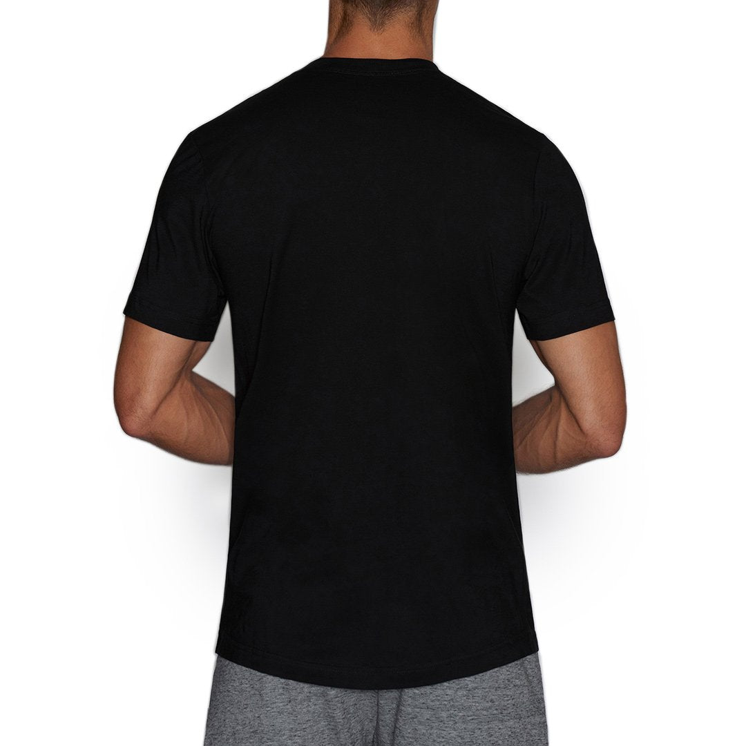 Perfect Pima Relaxed Crew Neck T-Shirt Black - C - IN2 New York