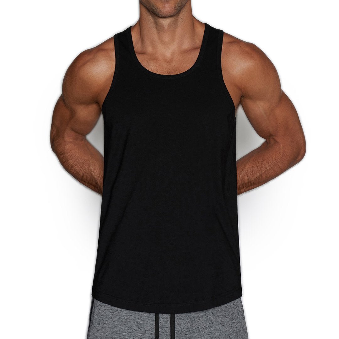 Perfect Pima Relaxed Tank Black - C - IN2 New York