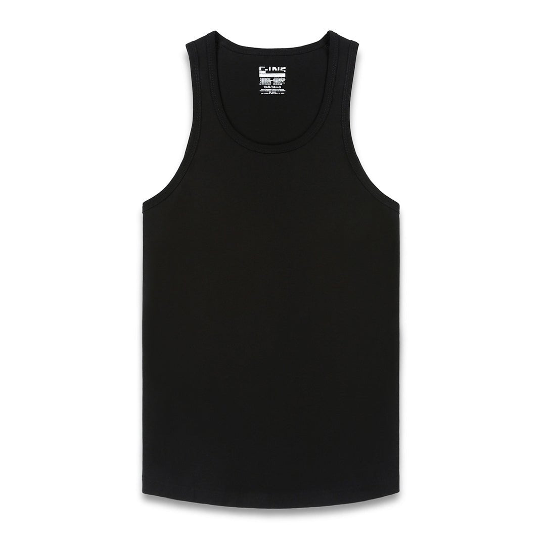 Perfect Pima Relaxed Tank Black - C - IN2 New York