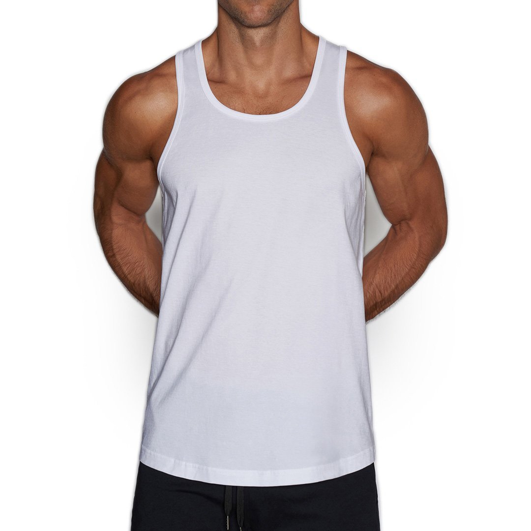 Perfect Pima Relaxed Tank White - C - IN2 New York